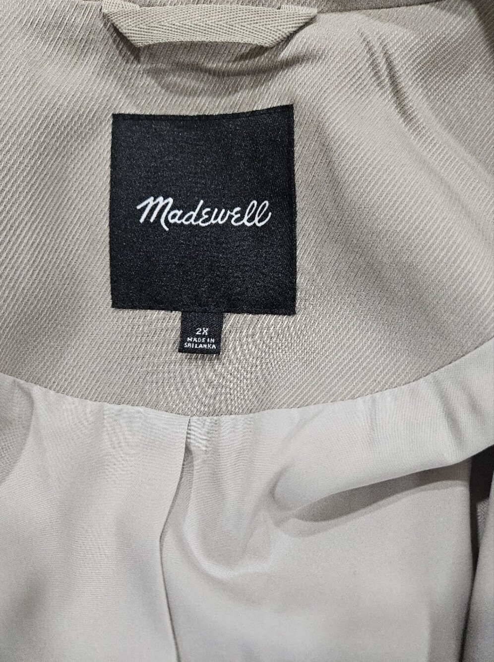 Madewell Taupe Double-Breasted Blazer - Picture 5 of 7
